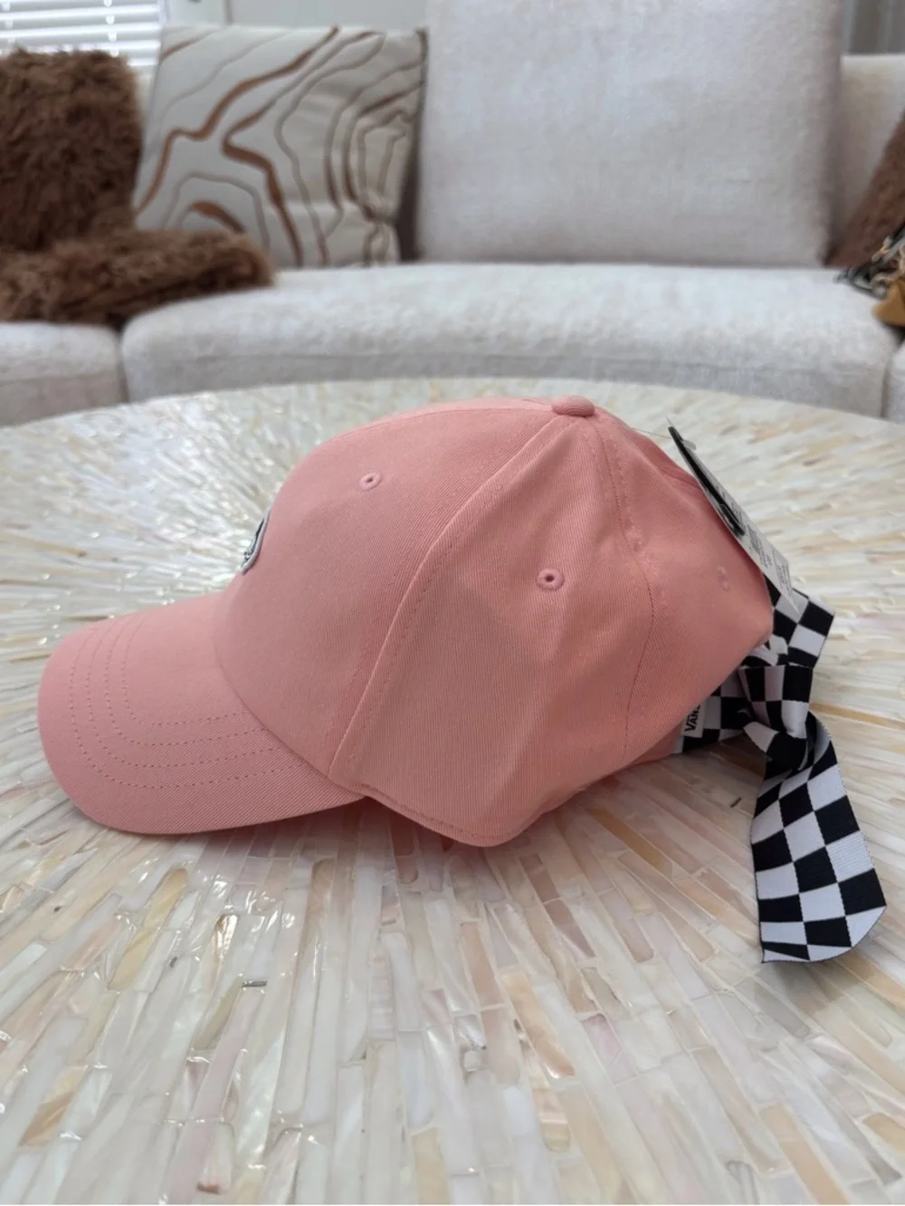 NWT Vans Pink Bow Back Hat Baseball Cap - Picture 4 of 6